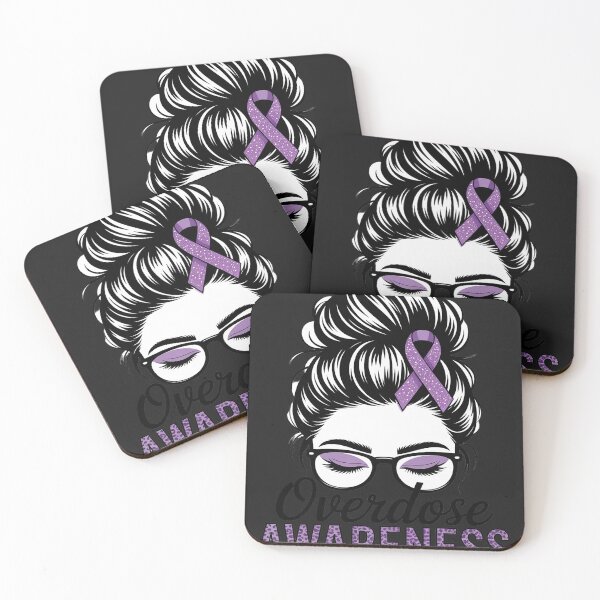 Item preview, Overdose Awareness Day I Wear Purple Messy Bun Ribbon Women designed and sold by lamsaoniutoi.