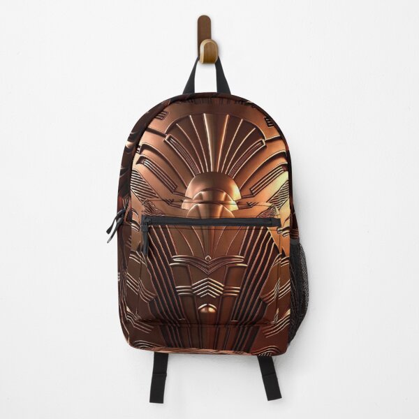 Item preview, ALL CHROME - Art Deco - PATTERN - Polished Copper  designed and sold by CleverCulture.
