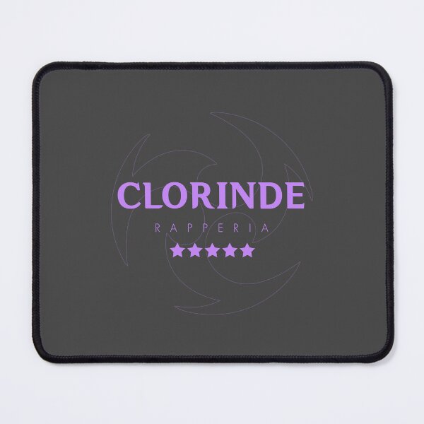 Item preview, Genshin Clorinde Nameplate designed and sold by NeonSunsetMedia.