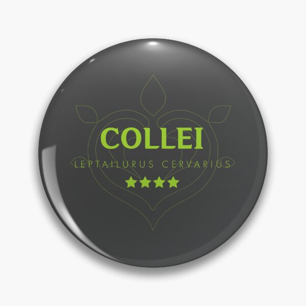 Item preview, Genshin Collei Nameplate designed and sold by NeonSunsetMedia.