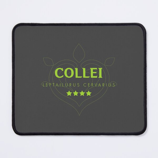 Item preview, Genshin Collei Nameplate designed and sold by NeonSunsetMedia.