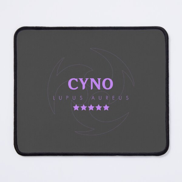 Item preview, Genshin Cyno Nameplate designed and sold by NeonSunsetMedia.