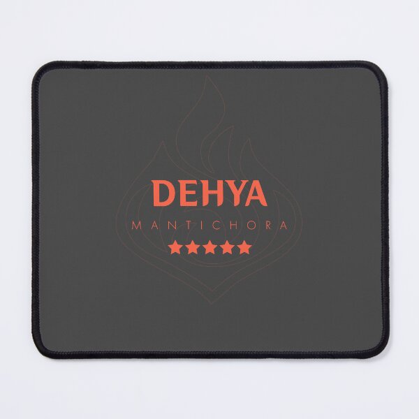 Item preview, Genshin Dehya Nameplate designed and sold by NeonSunsetMedia.