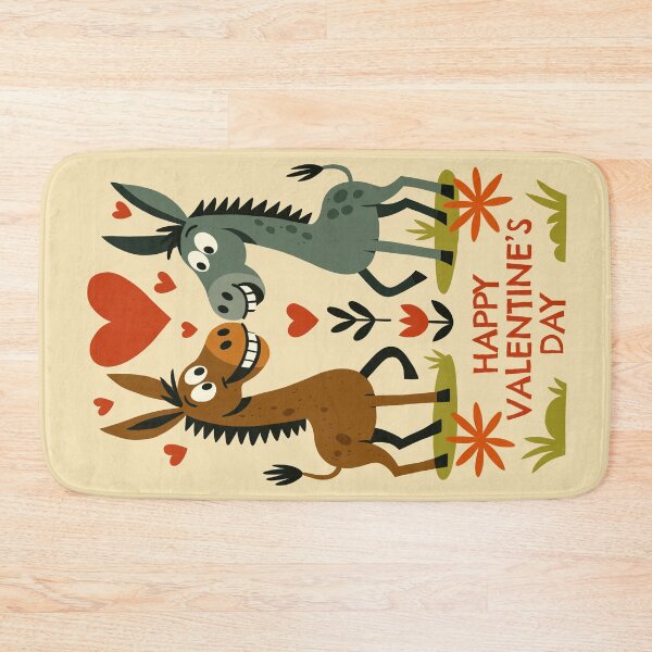 Item preview, Valentine's Day Donkeys designed and sold by Ghost on Toast.