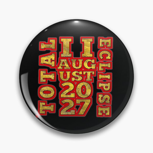 Item preview, Red & Gold Total Solar Eclipse August 2 2027. designed and sold by Giulivo Store Graphic.