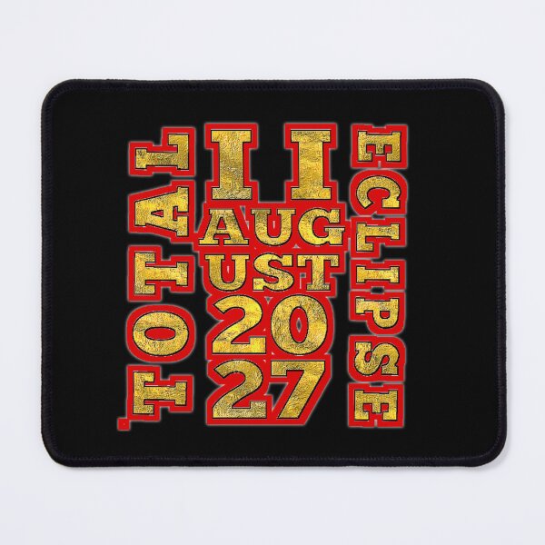 Item preview, Red & Gold Total Solar Eclipse August 2 2027. designed and sold by Giulivo Store Graphic.