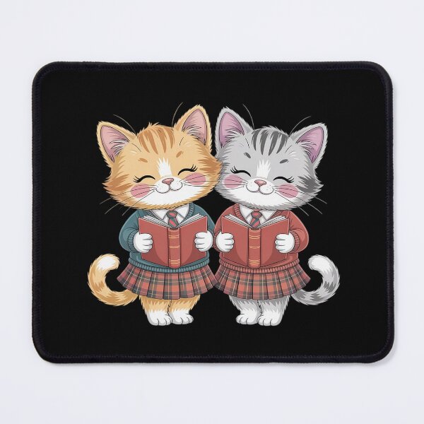 Item preview, Cheerful Whimsical Orange Kitties Reading Burns Night Poems designed and sold by countntenov.