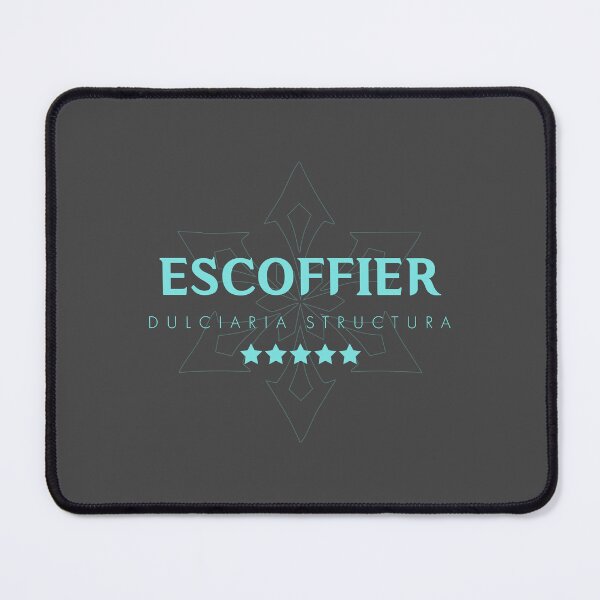 Item preview, Genshin Escoffier Nameplate designed and sold by NeonSunsetMedia.