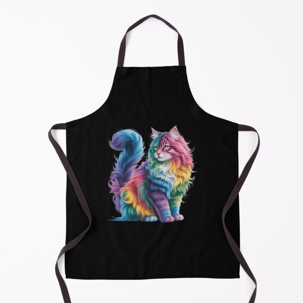 Item preview, Cat Colourful Watercolour Cat designed and sold by Morphologiona.