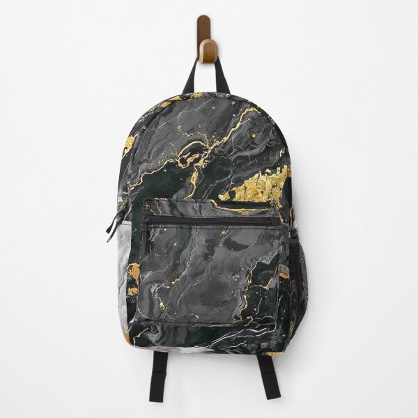 Item preview, Midnight Gold Vein Luxury Marble Abstract designed and sold by Cozyartsss.