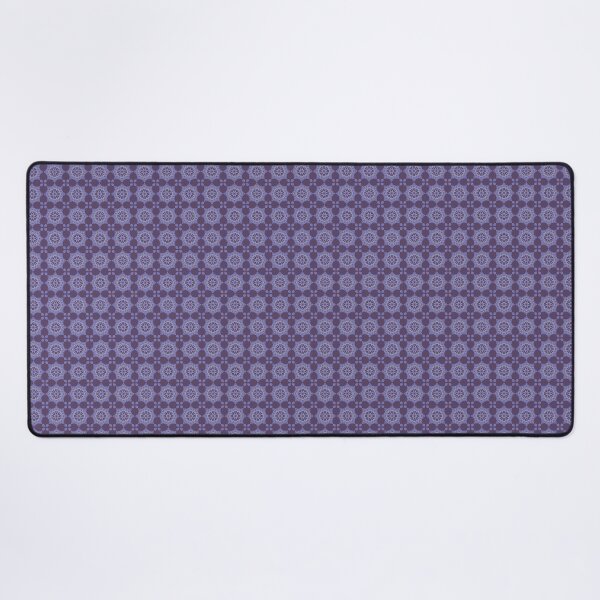 Item preview, Seamless deep purple damask mandala ornament pattern designed and sold by Jonaree Art Design.