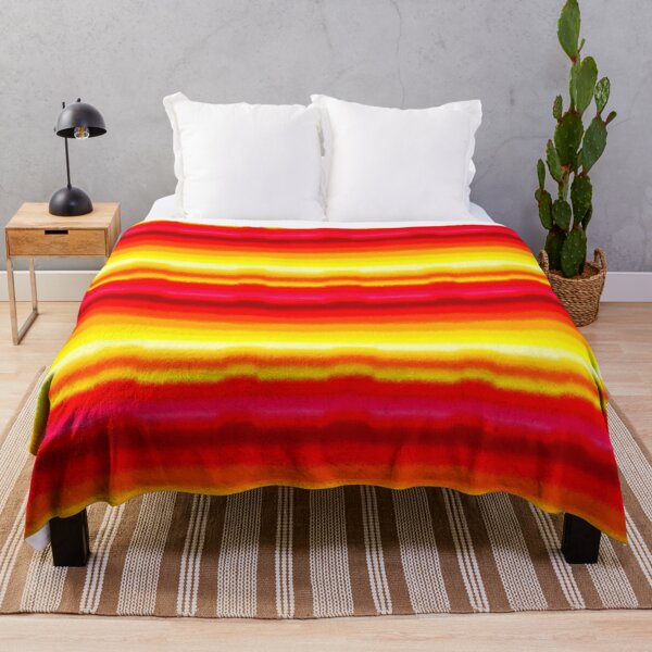 Item preview, Fiery Sunset Gradient Stripe Pattern designed and sold by bubblegoth.