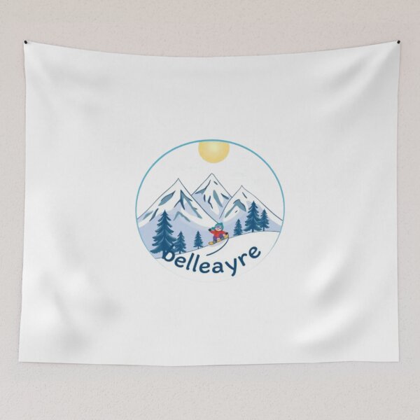 Item preview, Belleayre Snowy Mountain – Cute Winter Nature Art designed and sold by MystiColo.