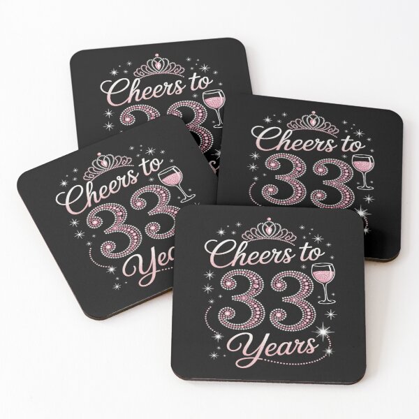 Item preview, Cheers To 33 Years Old 33th Birthday Queen Drink Wine Party designed and sold by countntenov.