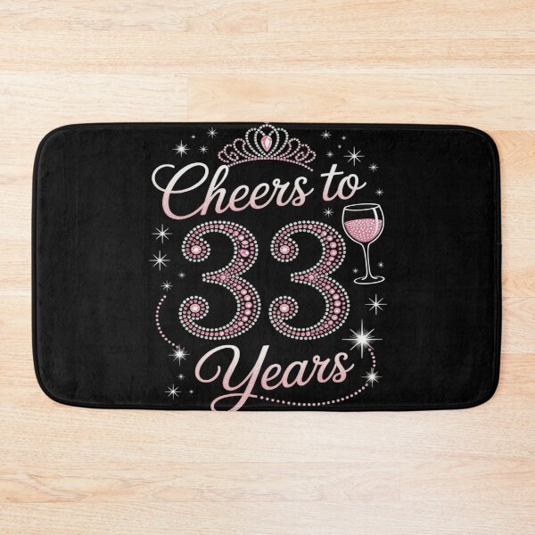 Item preview, Cheers To 33 Years Old 33th Birthday Queen Drink Wine Party designed and sold by countntenov.