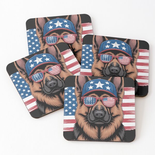 Item preview, Patriotic German Shepherd American Dog Fourth of July 4th designed and sold by lamsaoniutoi.
