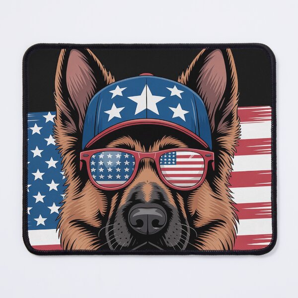 Item preview, Patriotic German Shepherd American Dog Fourth of July 4th designed and sold by lamsaoniutoi.