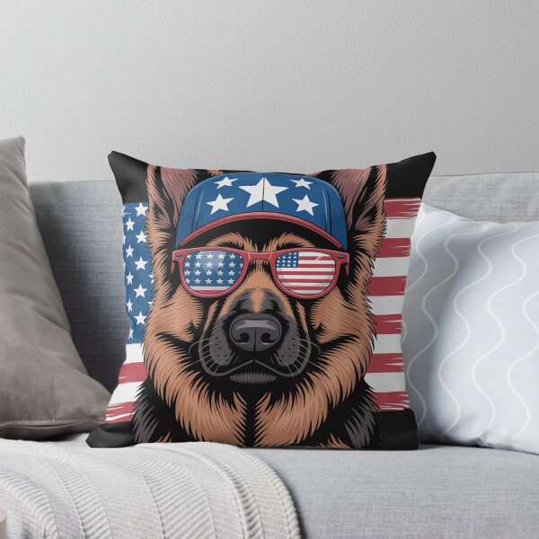 Item preview, Patriotic German Shepherd American Dog Fourth of July 4th designed and sold by lamsaoniutoi.