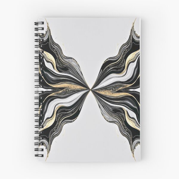 Item preview, Symmetrical Golden Butterfly Fluid Abstract designed and sold by Cozyartsss.