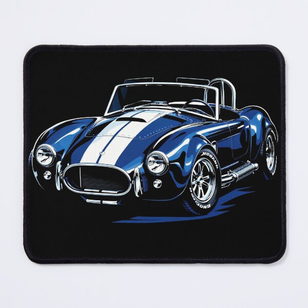 Item preview, Classic Shelby Cobra Roadster – Iconic Blue Racing Car Art designed and sold by Stinky Lincy's Apparel Company.