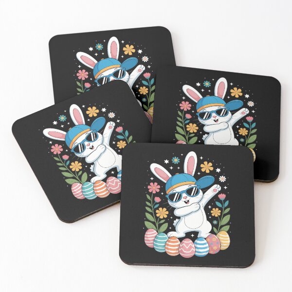 Artikelvorschau, Fröhliche Ostereier, cooler Dab-Hase entworfen und verkauft von IdunayaStore.