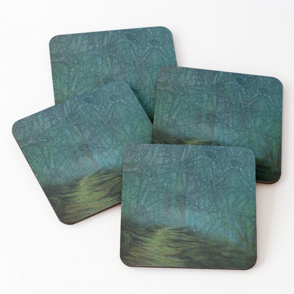 Item preview, Fantasy Landscape with Patterned Sky designed and sold by Helen K. Passey.