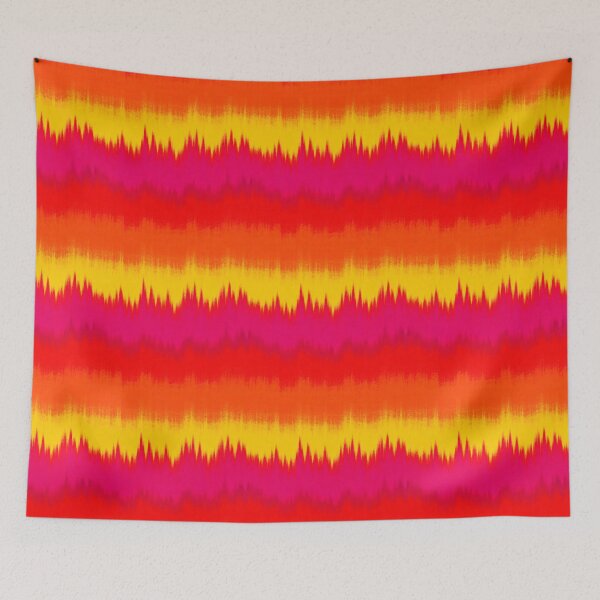 Item preview, Neon Soundwave Gradient Horizon Pattern designed and sold by bubblegoth.