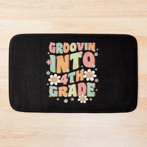 Item preview, Groovin Into 4th Grade Cute Groovy First Day of 4th Grade designed and sold by HermanTricia.