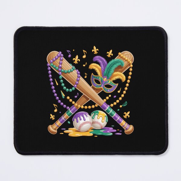 Item preview, Mardi Gras Baseball Drip designed and sold by Morphologiona.