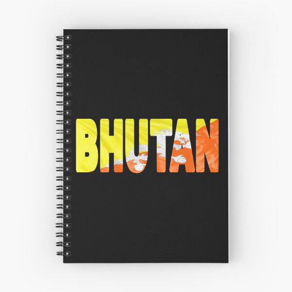 Item preview, BHUTAN - Flag Flying in Wind cut to Letters Souvenir Sticker Shirt designed and sold by Adam Gormley.