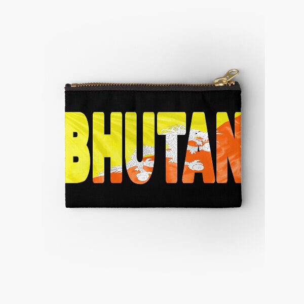 Item preview, BHUTAN - Flag Flying in Wind cut to Letters Souvenir Sticker Shirt designed and sold by Adam Gormley.