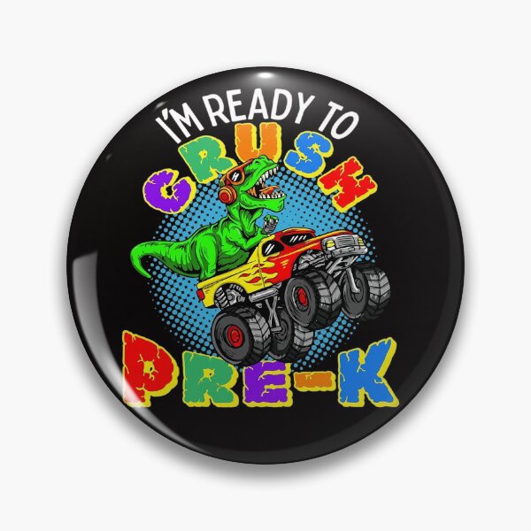 Item preview, Kids I'm Ready to Crush Pre K Dinosaur Monster Truck PreK Boys designed and sold by DarioRosales.