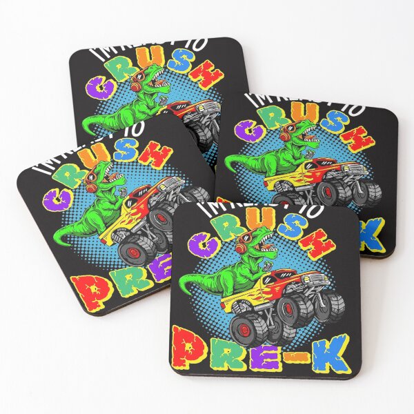 Item preview, Kids I'm Ready to Crush Pre K Dinosaur Monster Truck PreK Boys designed and sold by DarioRosales.