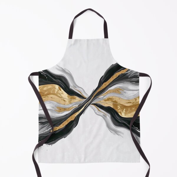 Item preview, Dynamic Gold and Charcoal Fluid Ink Splash designed and sold by Cozyartsss.