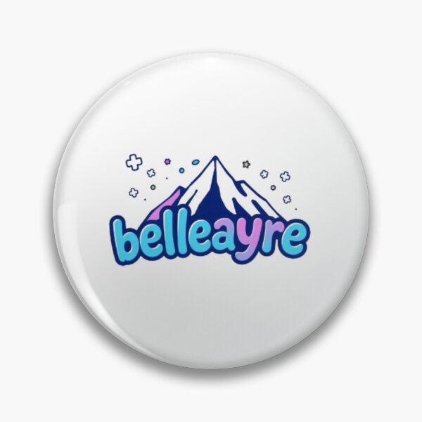 Item preview, Belleayre Winter Mountain Badge – Fun Snow Illustration designed and sold by MystiColo.