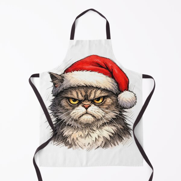 Item preview, Festive Grumpy Cat Holiday Art designed and sold by Silrom.
