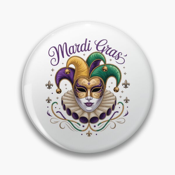 Item preview, Mardi Gras Jester Festival New Orleans designed and sold by Morphologiona.