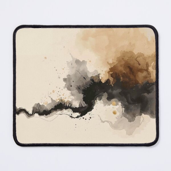 Item preview, Espresso Gold Dust Abstract Landscape designed and sold by Cozyartsss.