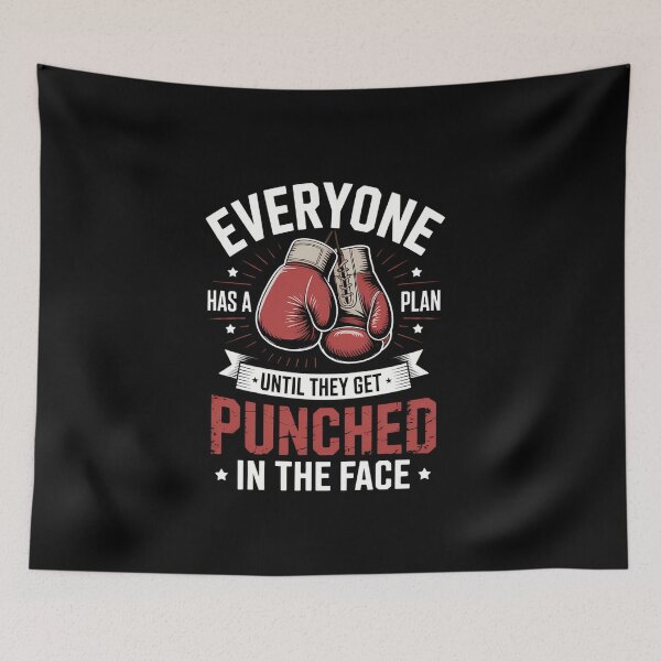Item preview, Everyone Has A Plan Until They Get Punched Boxer Boxing designed and sold by IdunayaStore.