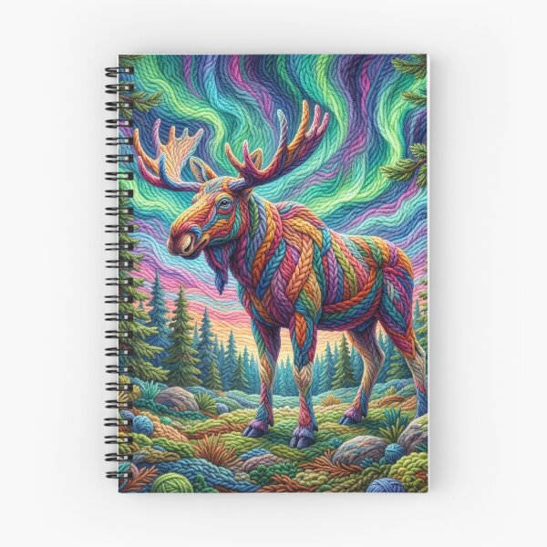 Item preview, Moose under the Northern Lights designed and sold by Tridentulus.