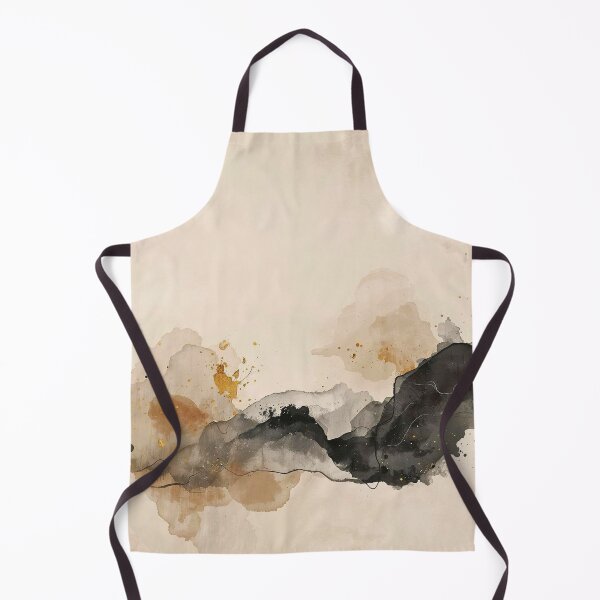 Item preview, Golden Horizon Earthy Abstract Mountain designed and sold by Cozyartsss.