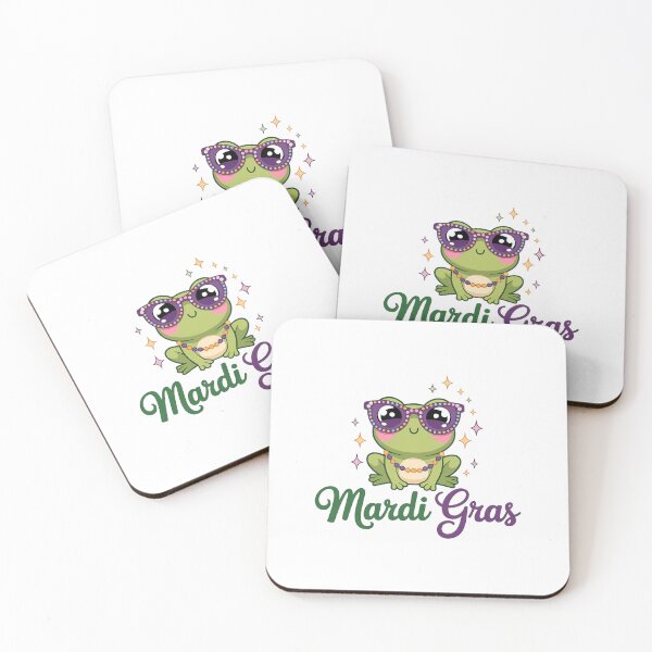 Item preview, Mardi Gras Frog Cute designed and sold by Morphologiona.