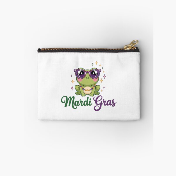 Item preview, Mardi Gras Frog Cute designed and sold by Morphologiona.