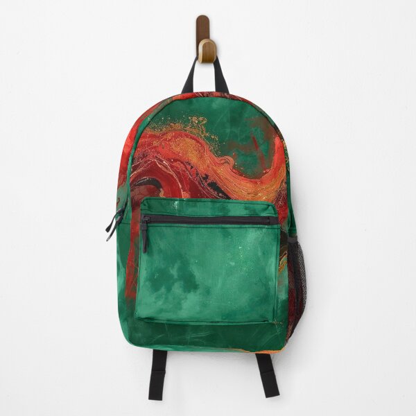 Item preview, Emerald and Ruby Dragon Fire Abstract designed and sold by Cozyartsss.