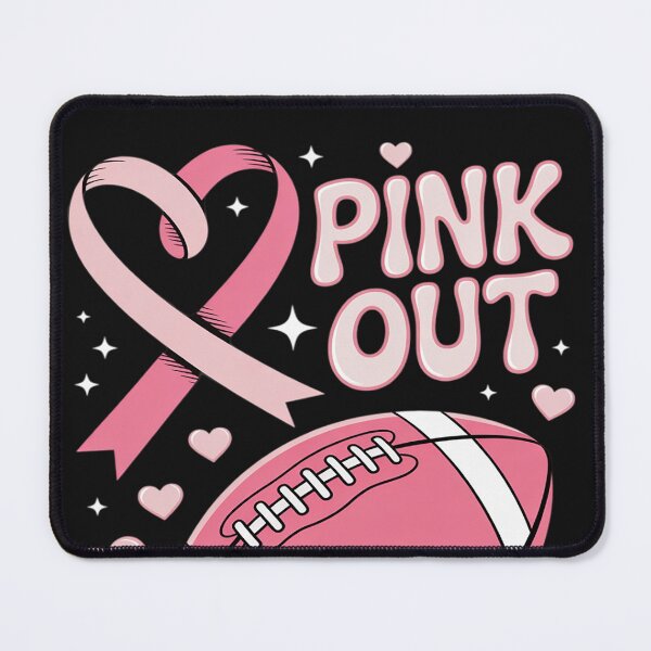 Item preview, Pink Out Breast Cancer Awareness Football Pink Ribbon designed and sold by lamsaoniutoi.
