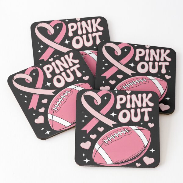 Item preview, Pink Out Breast Cancer Awareness Football Pink Ribbon designed and sold by lamsaoniutoi.