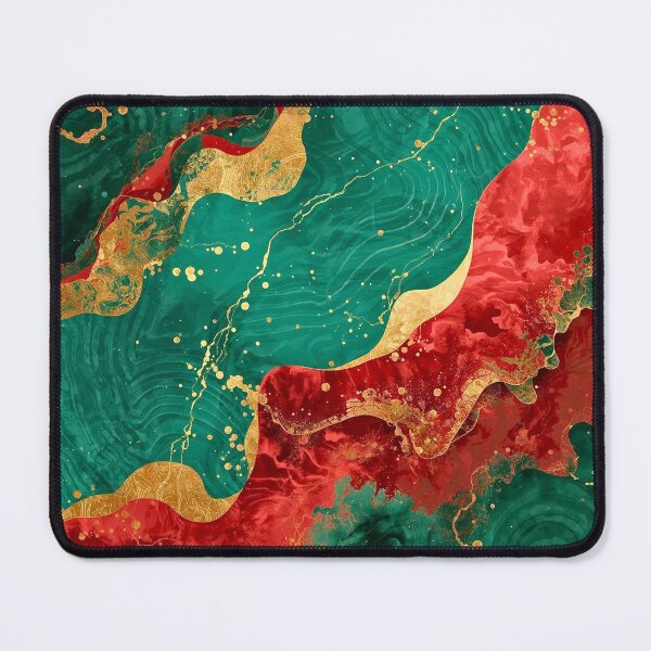 Item preview, Imperial Jade and Crimson Gold Marble designed and sold by Cozyartsss.