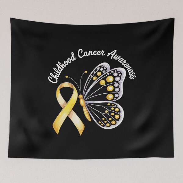 Item preview, Childhood Cancer Awareness Gold Butterfly Ribbon designed and sold by countntenov.