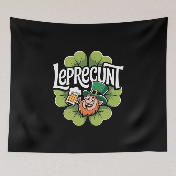 Item preview, Leprecunt St Patricks Day Women's Leprecunt Irish Shamrock designed and sold by IdunayaStore.