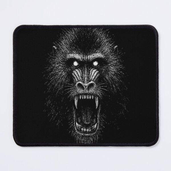 Item preview, Feral Mandrill – Primal Rage Dark Animal Art designed and sold by Mortisigil.